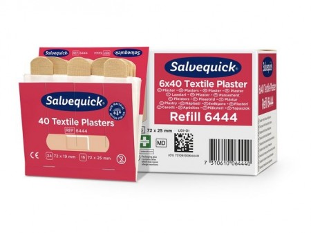 Plaster SALVEQUICK tekstil refill 6x40