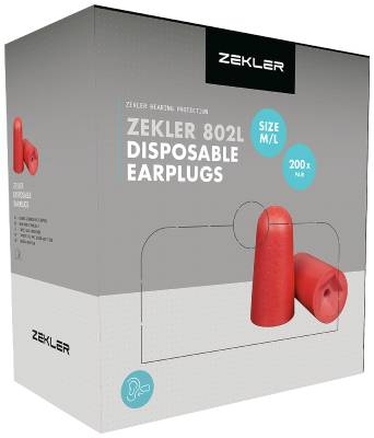 Ørepropper Zekler 802S, Small (200par)
