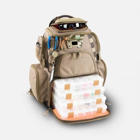 Fiskeryggsekk med integrert LED-lys, Wild River Nomad®
